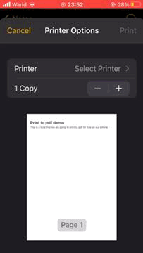 ipad pdf print