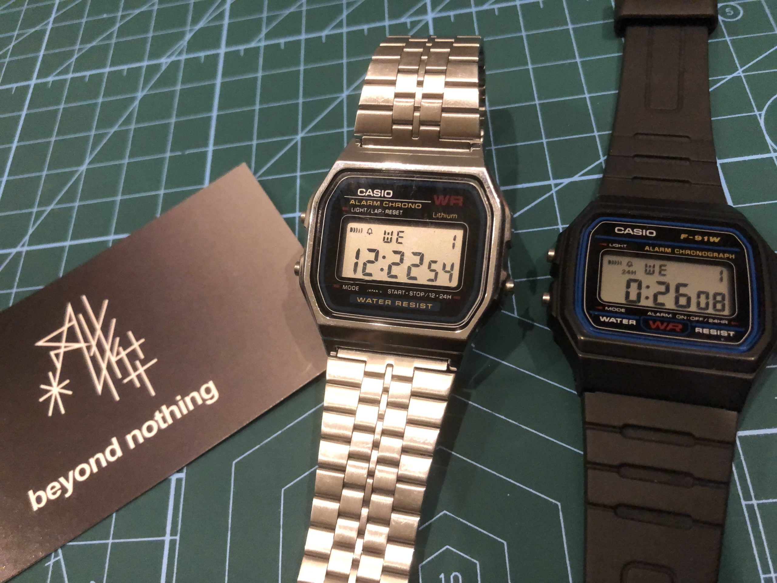 why are casio A159w vs F91w watches so popular
