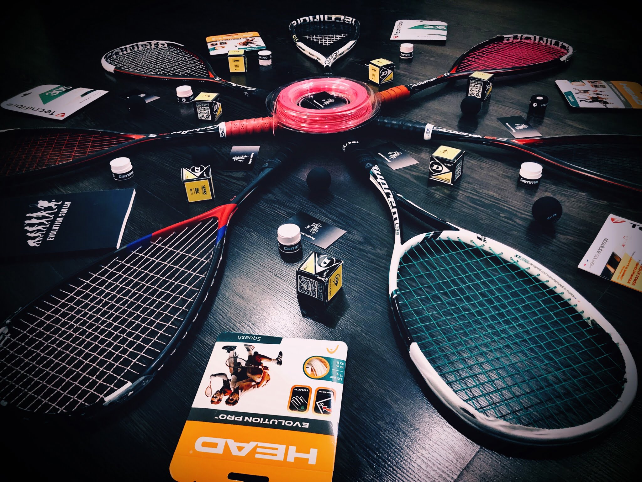 squash racket types