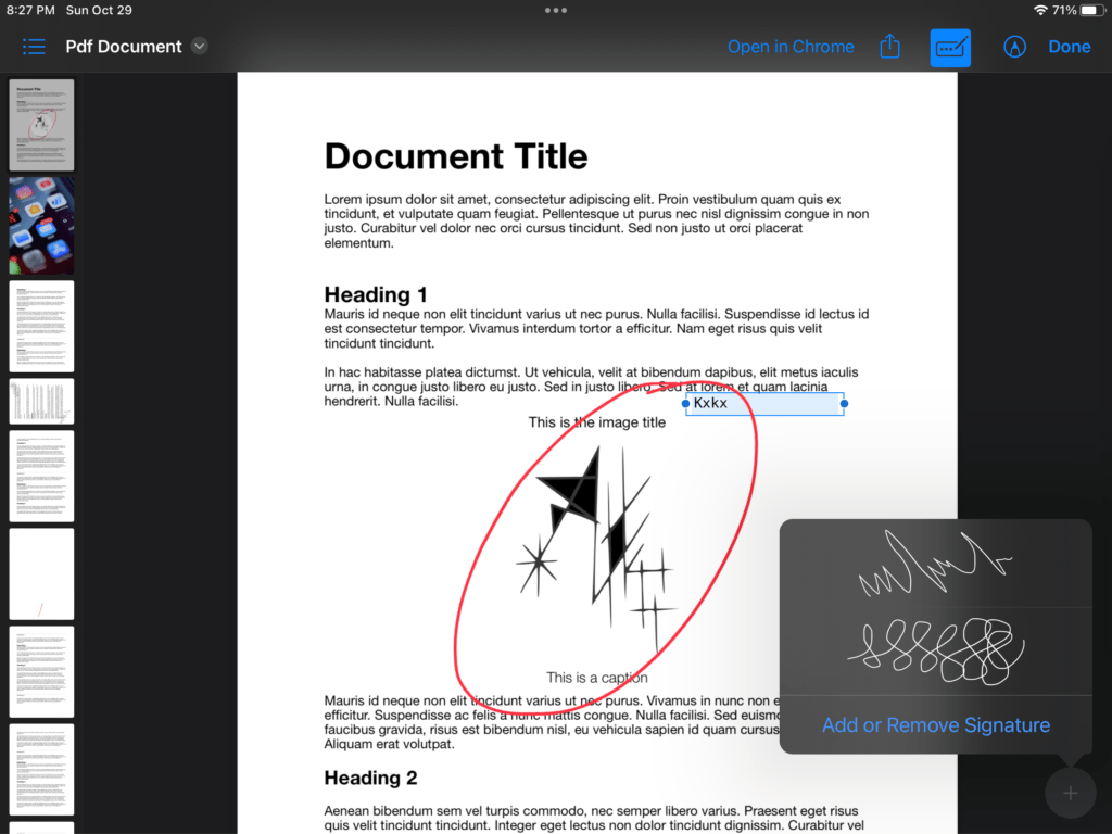 How do I edit a PDF on my iPad