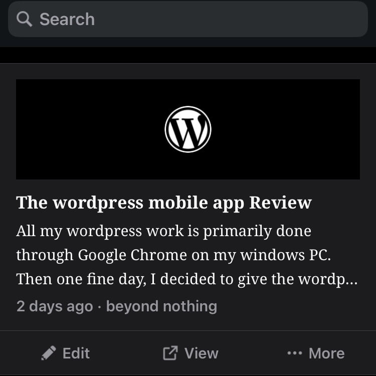 does wordpress have a mobile app